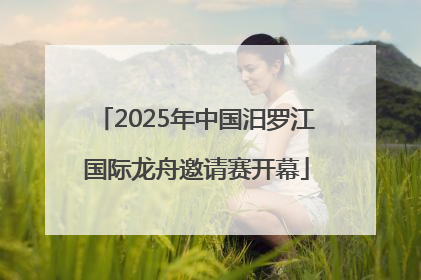 2025年中国汨罗江国际龙舟邀请赛开幕