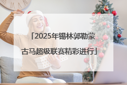 2025年锡林郭勒蒙古马超级联赛精彩进行