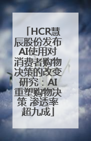 HCR慧辰股份发布AI使用对消费者购物决策的改变研究：AI重塑购物决策 渗透率超九成